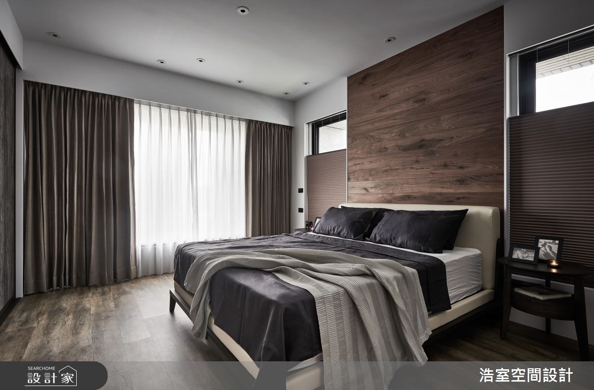 50坪新成屋(5年以下)＿現代風臥室案例圖片＿浩室設計＿浩室_寧靜的目標之30