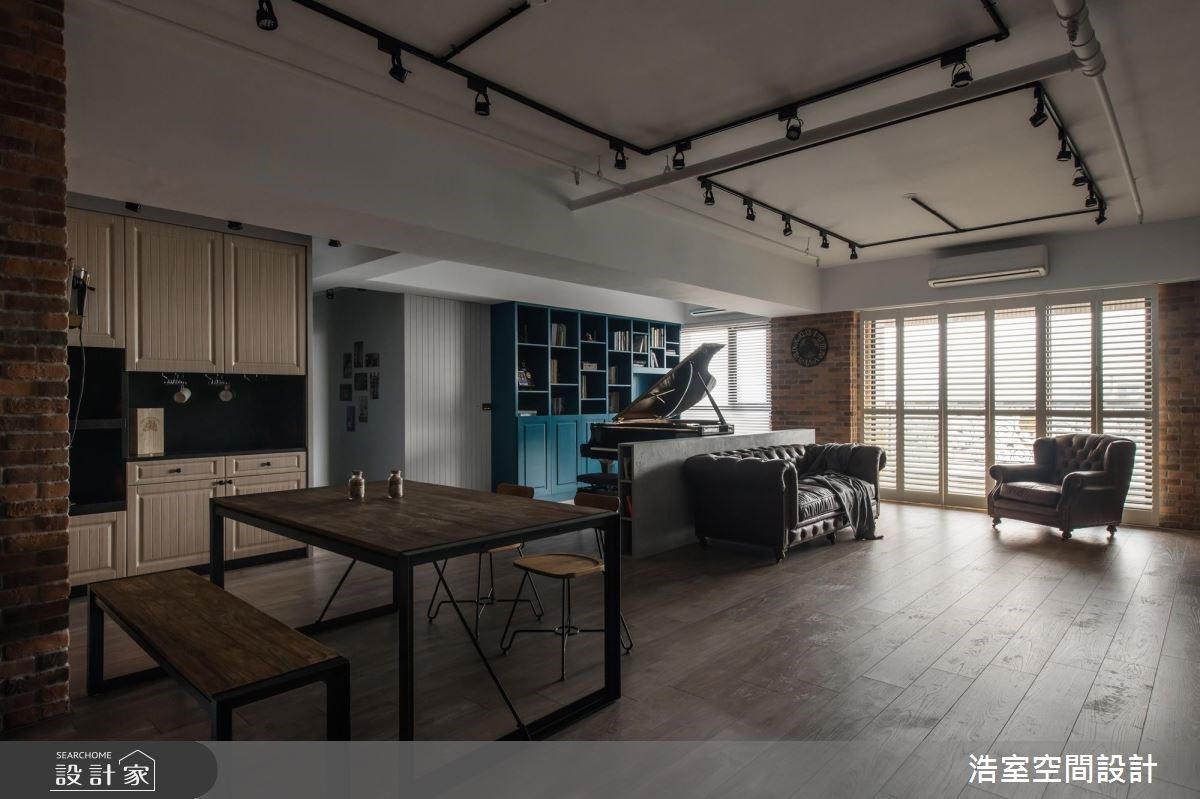 50坪新成屋(5年以下)＿混搭風餐廳案例圖片＿浩室設計＿浩室_粗獷優雅之5