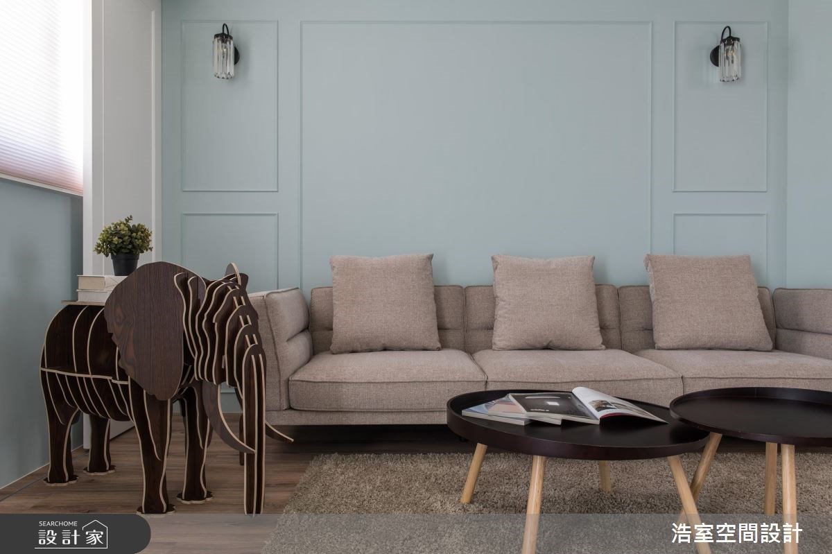 35坪新成屋(5年以下)＿北歐風客廳案例圖片＿浩室設計＿浩室_34之3