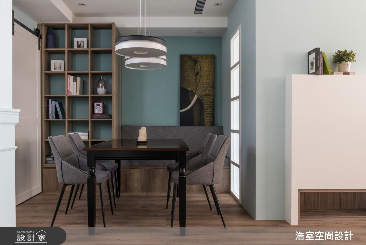35坪新成屋(5年以下)＿北歐風餐廳案例圖片＿浩室設計＿浩室_34之6