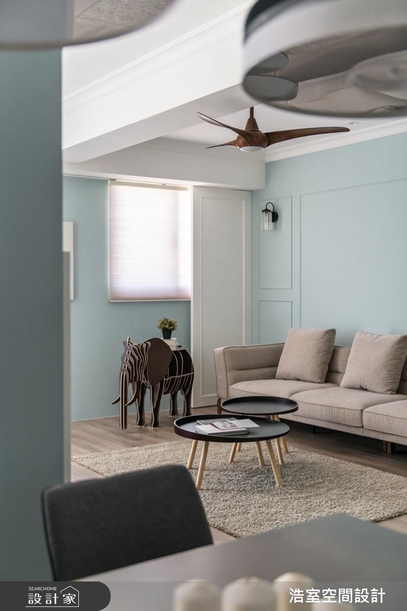 35坪新成屋(5年以下)＿北歐風客廳案例圖片＿浩室設計＿浩室_34之11