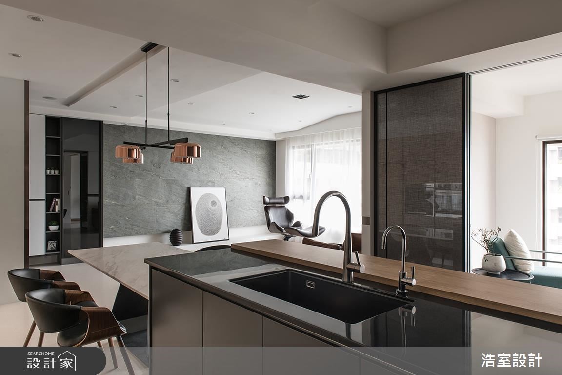 50坪新成屋(5年以下)＿現代風客廳案例圖片＿浩室設計＿浩室_身段之10