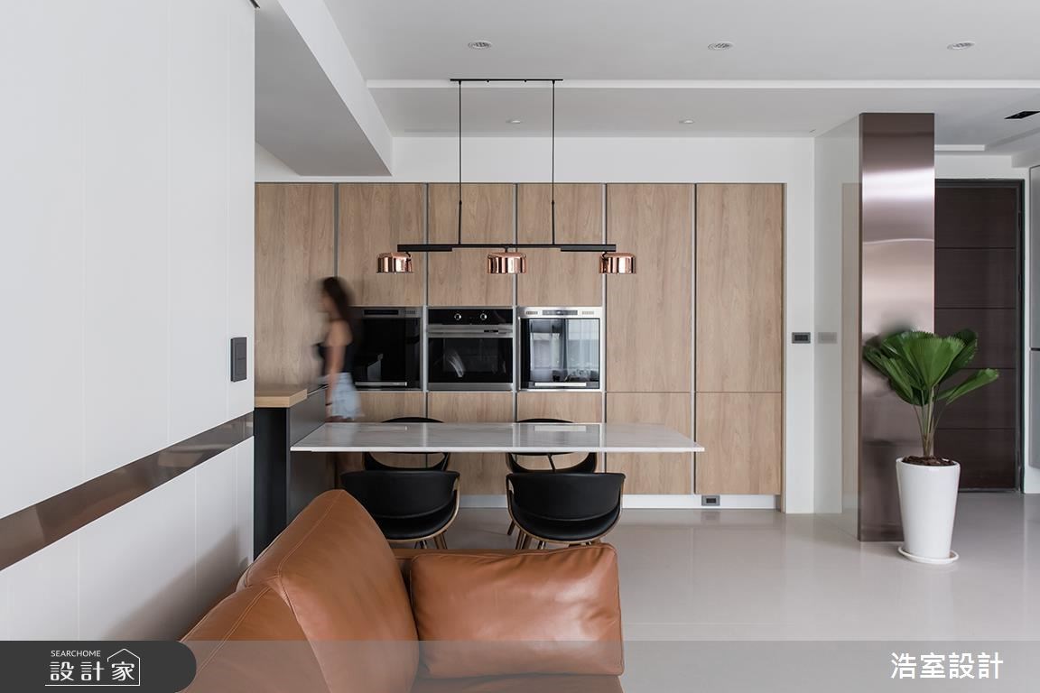 50坪新成屋(5年以下)＿現代風客廳餐廳案例圖片＿浩室設計＿浩室_身段之18