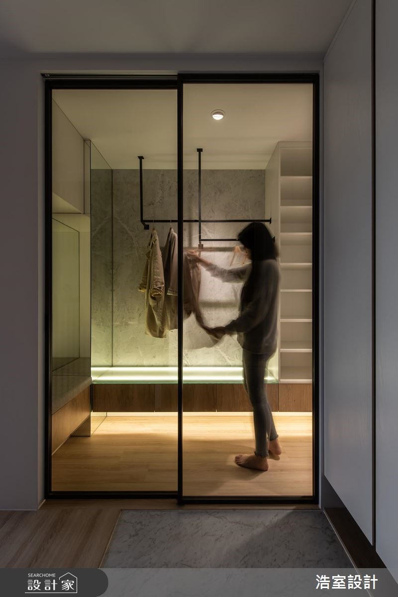 45坪新成屋(5年以下)＿混搭風更衣間案例圖片＿浩室設計＿浩室_滿滿之2