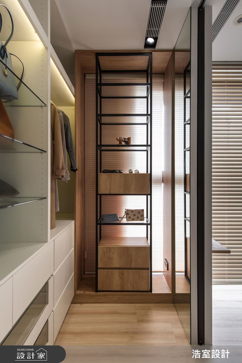 45坪新成屋(5年以下)＿混搭風更衣間案例圖片＿浩室設計＿浩室_滿滿之18