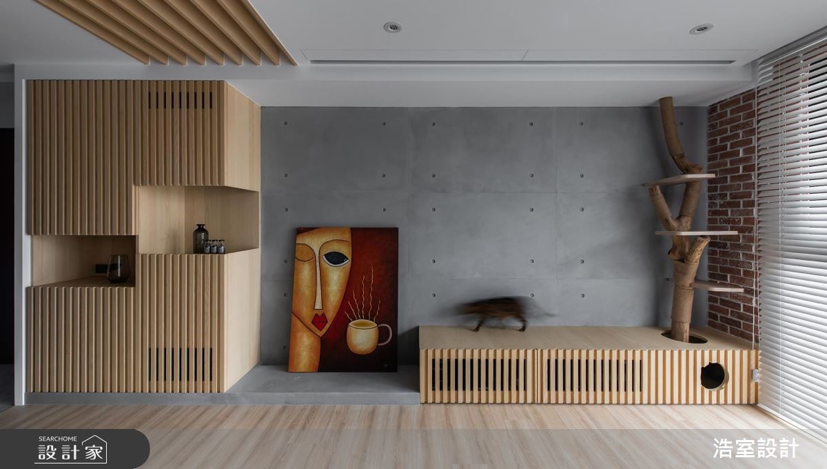 45坪新成屋(5年以下)＿混搭風客廳案例圖片＿浩室設計＿浩室_滿滿之4