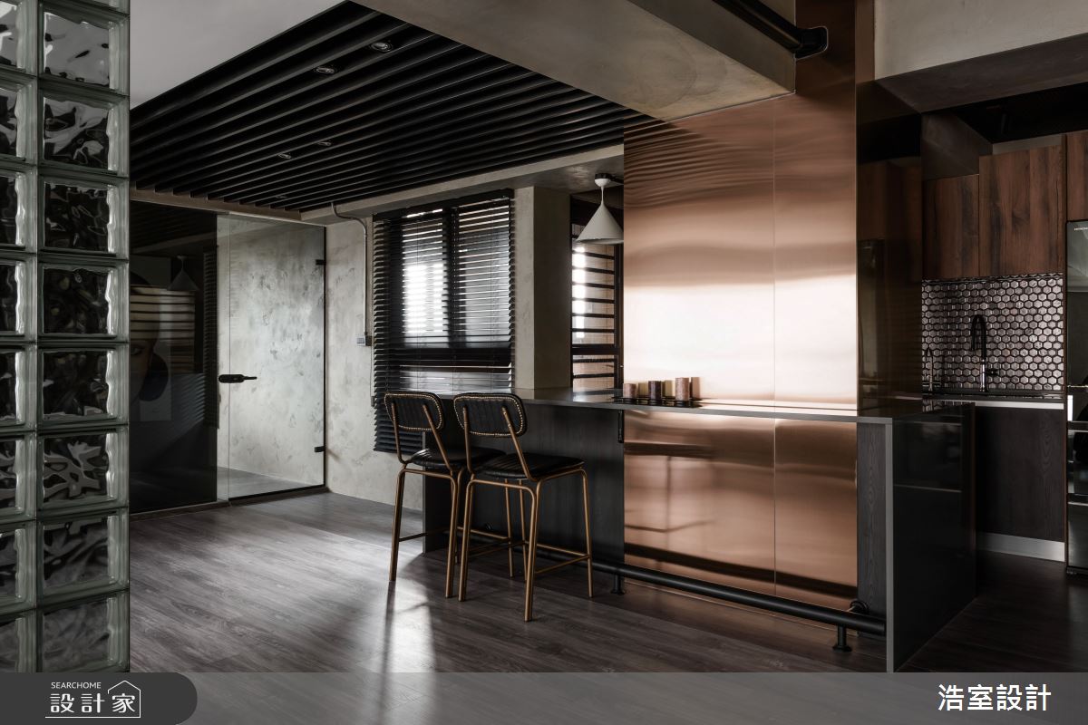 30坪新成屋(5年以下)＿工業風吧檯案例圖片＿浩室設計＿浩室_39之4
