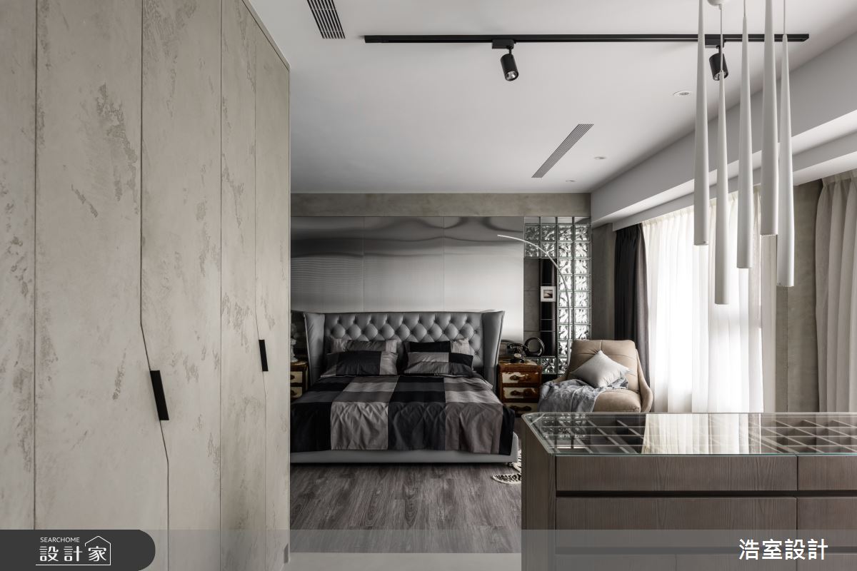 30坪新成屋(5年以下)＿工業風臥室案例圖片＿浩室設計＿浩室_39之10
