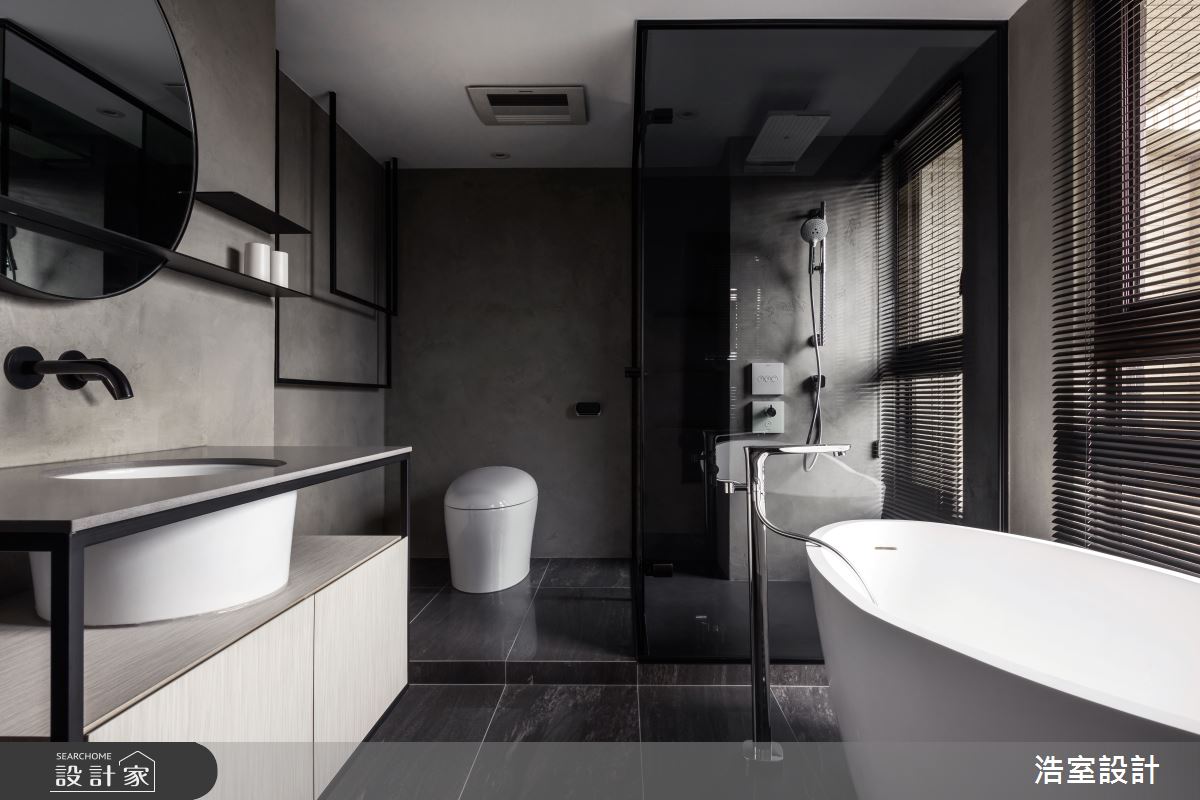 30坪新成屋(5年以下)＿工業風浴室案例圖片＿浩室設計＿浩室_39之12