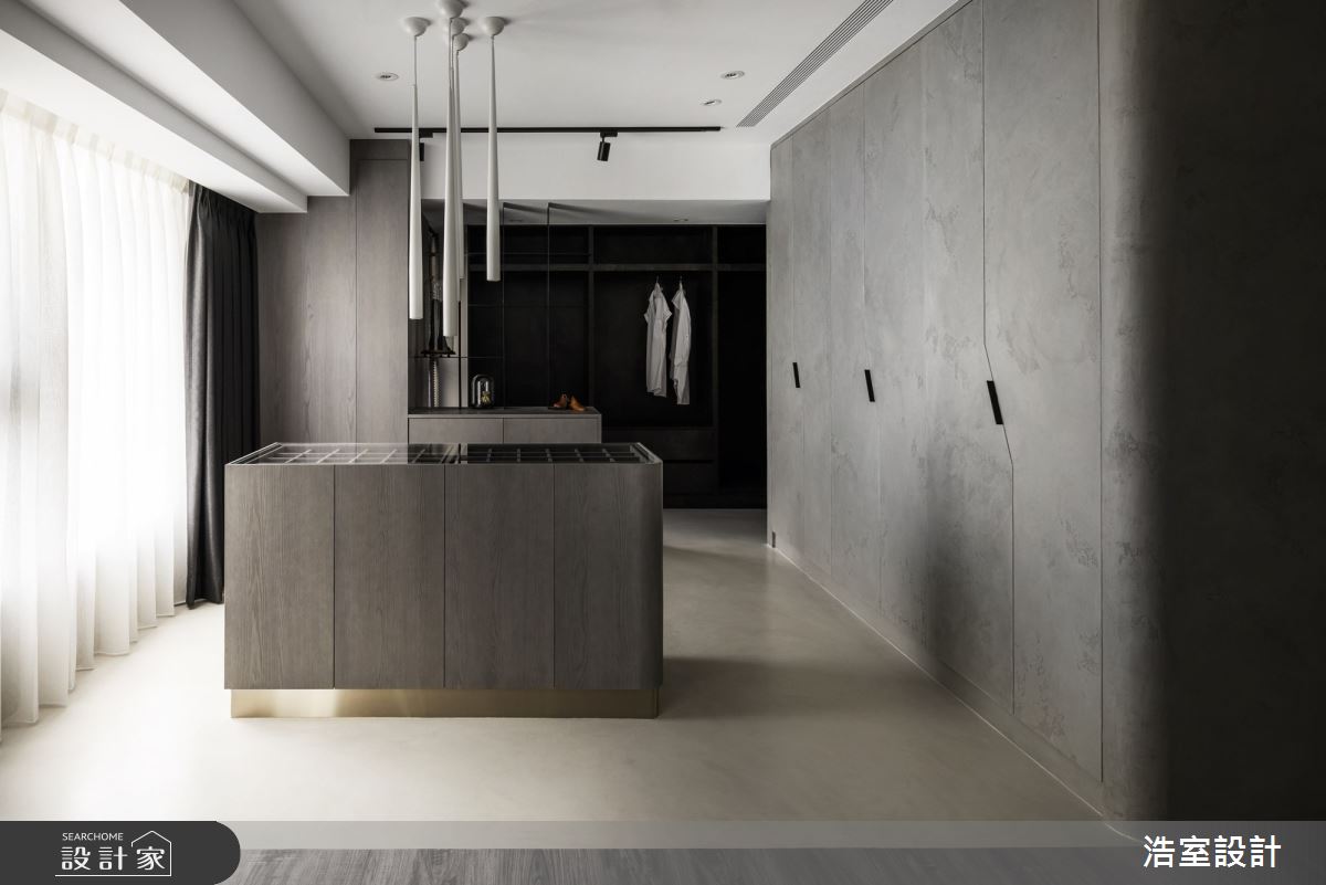 30坪新成屋(5年以下)＿工業風更衣間案例圖片＿浩室設計＿浩室_39之11