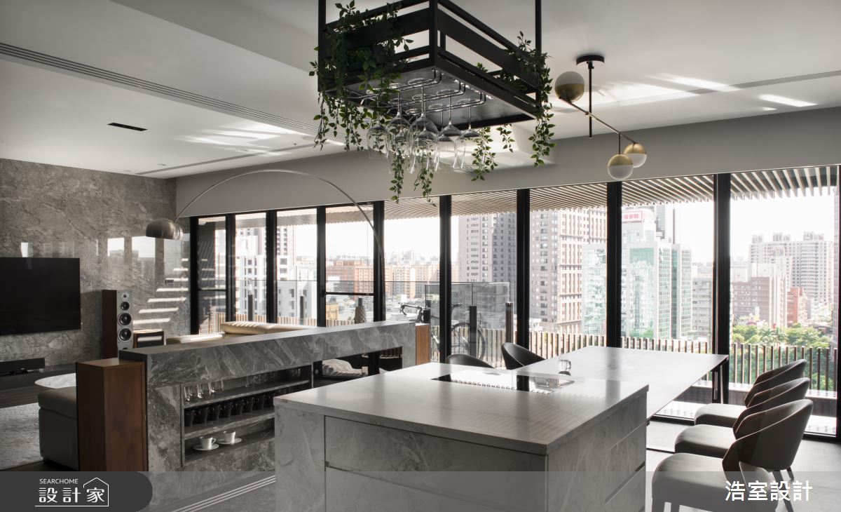 100坪新成屋(5年以下)＿現代風案例圖片＿浩室設計＿浩室_一抹青之10