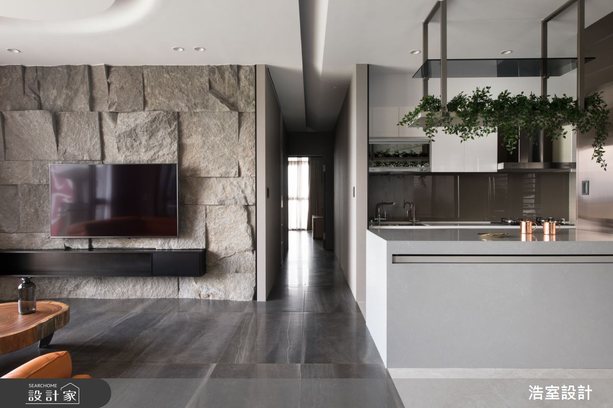 60坪新成屋(5年以下)＿現代風吧檯案例圖片＿浩室設計＿浩室_釷星的光澤之1