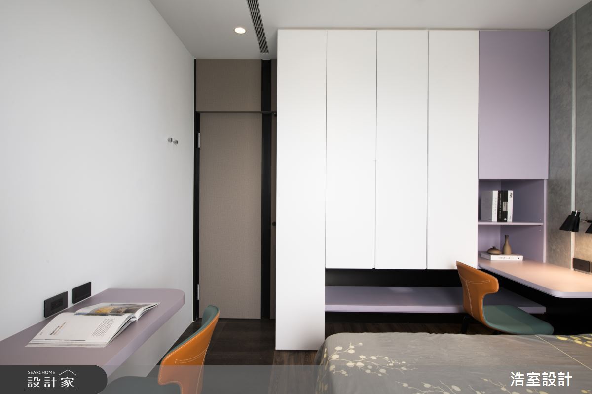 60坪新成屋(5年以下)＿現代風臥室案例圖片＿浩室設計＿浩室_釷星的光澤之24