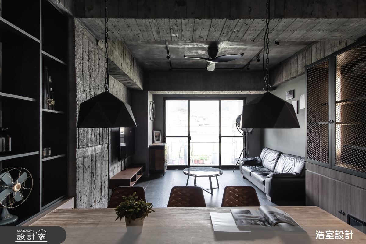 35坪新成屋(5年以下)＿工業風餐廳案例圖片＿浩室設計＿浩室_裸妝之5