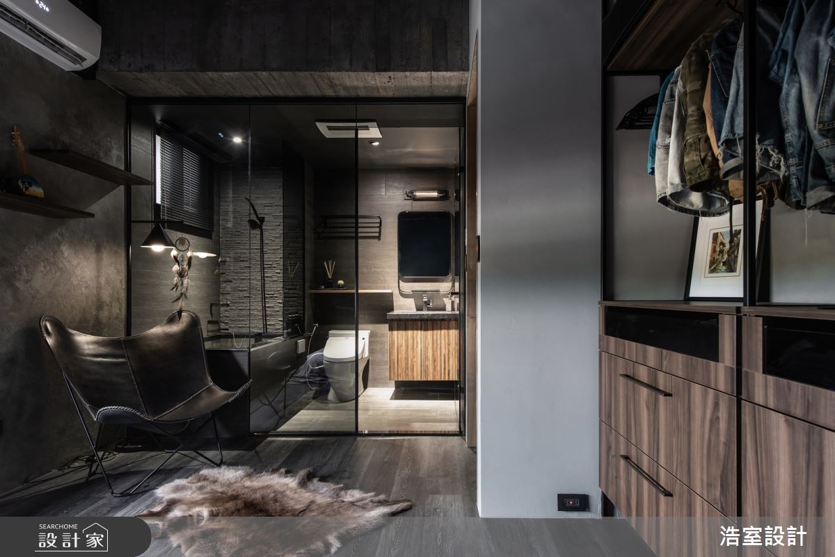 35坪新成屋(5年以下)＿工業風臥室案例圖片＿浩室設計＿浩室_裸妝之18