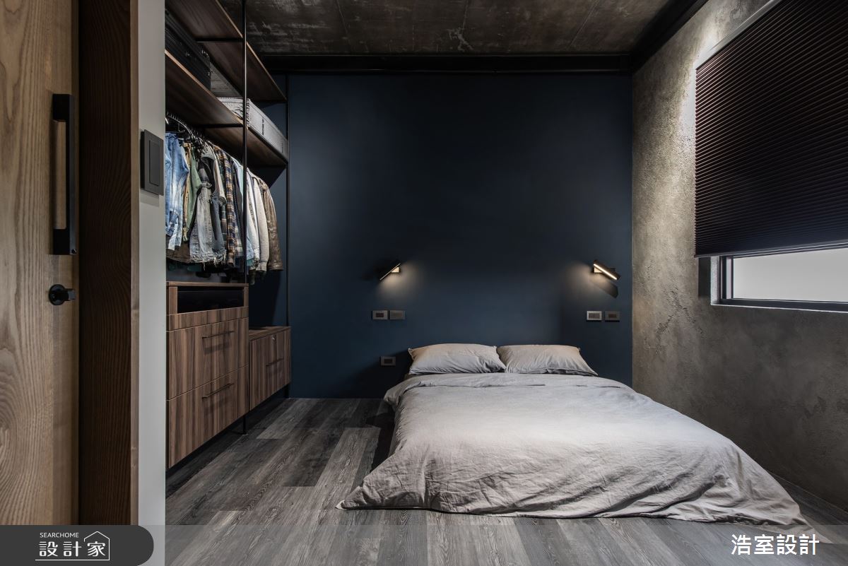 35坪新成屋(5年以下)＿工業風臥室案例圖片＿浩室設計＿浩室_裸妝之17