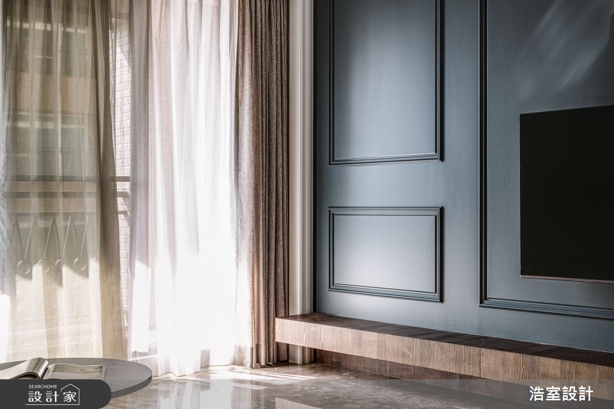 45坪中古屋(5~15年)＿混搭風客廳案例圖片＿浩室設計＿浩室_延攬光影之6