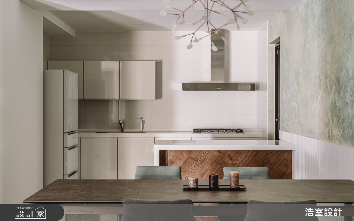 45坪中古屋(5~15年)＿混搭風餐廳廚房吧檯案例圖片＿浩室設計＿浩室_延攬光影之11