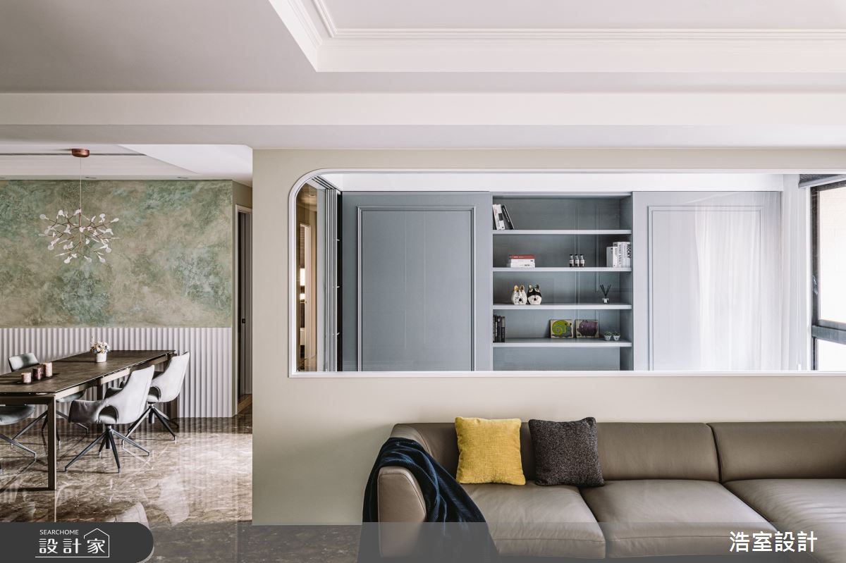 45坪中古屋(5~15年)＿混搭風客廳案例圖片＿浩室設計＿浩室_延攬光影之8