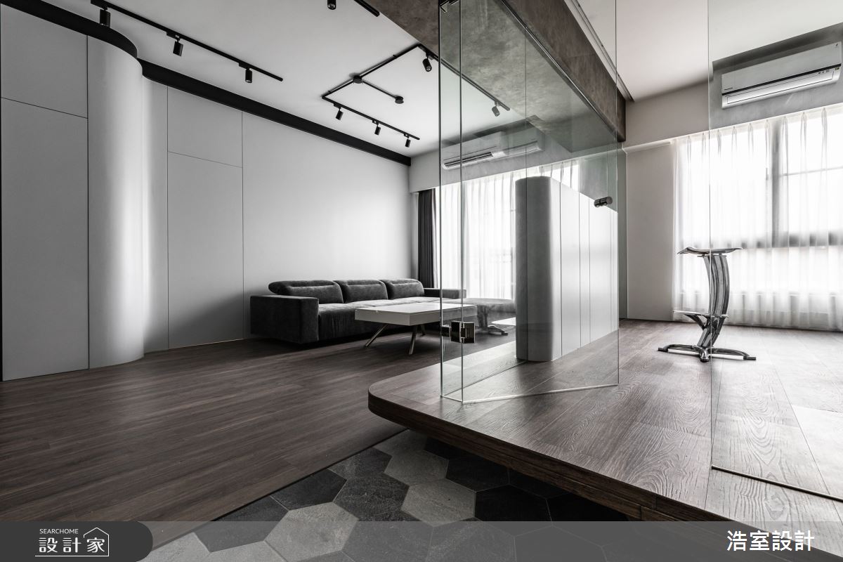 30坪新成屋(5年以下)＿現代風客廳案例圖片＿浩室設計＿浩室_極光之5
