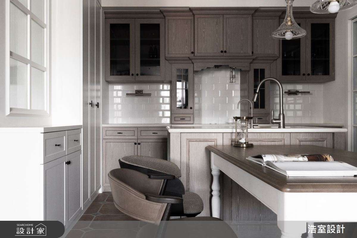 45坪新成屋(5年以下)＿美式風餐廳廚房案例圖片＿浩室設計＿浩室_凡賽斯之14