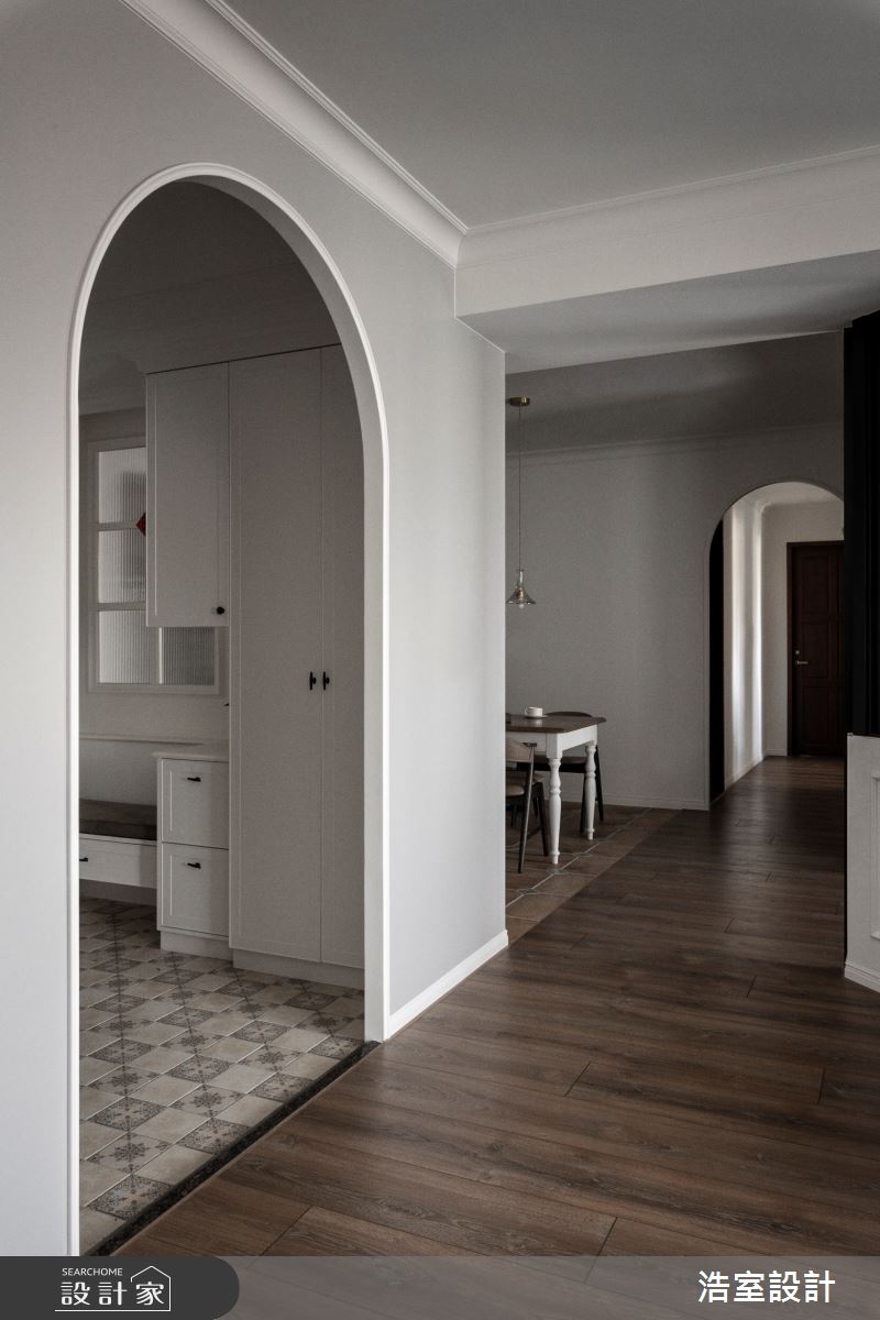 45坪新成屋(5年以下)＿美式風玄關案例圖片＿浩室設計＿浩室_凡賽斯之3