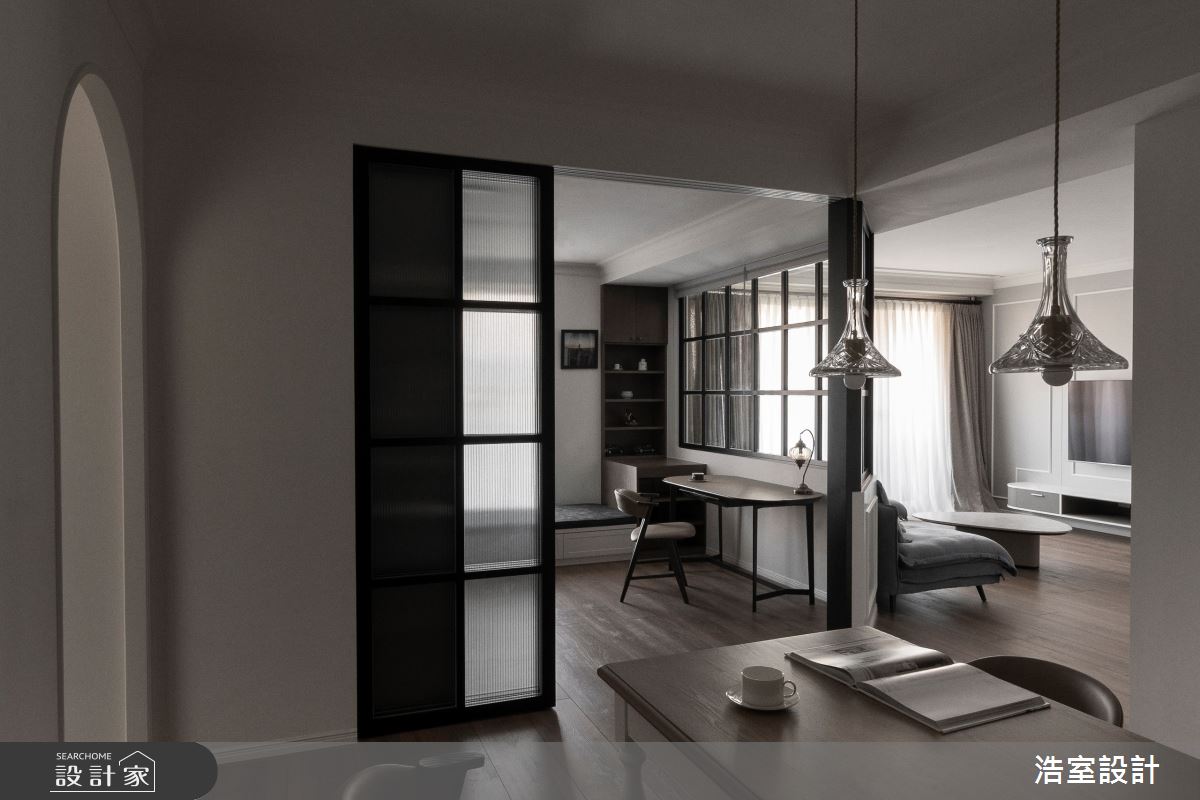 45坪新成屋(5年以下)＿美式風餐廳書房案例圖片＿浩室設計＿浩室_凡賽斯之8