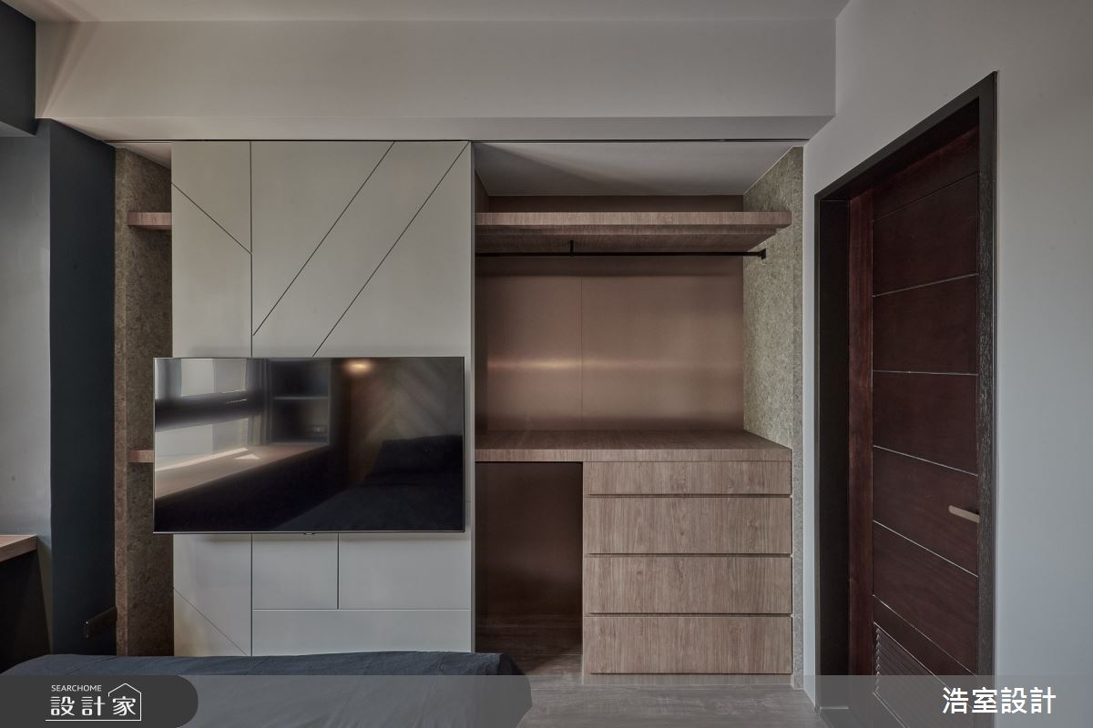 18坪新成屋(5年以下)＿現代風臥室案例圖片＿浩室設計＿浩室_褪盡鉛華之14