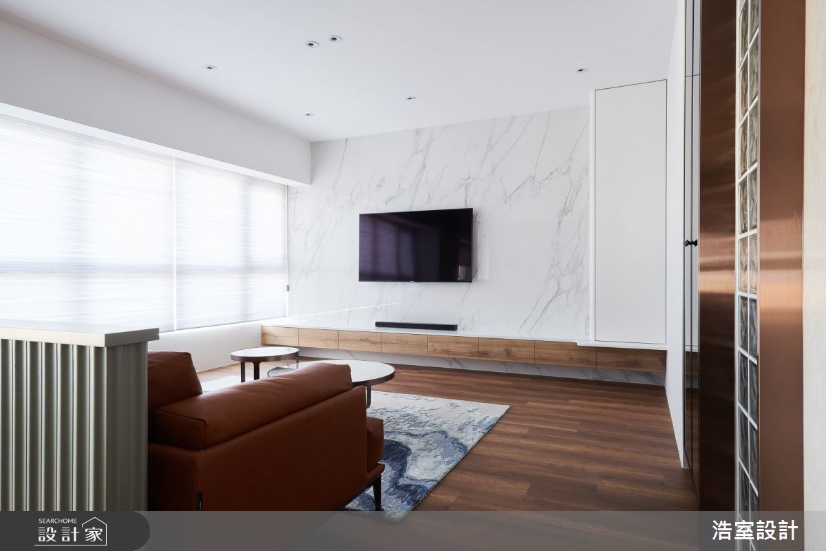 50坪新成屋(5年以下)＿現代風客廳案例圖片＿浩室設計＿浩室_愛馬人仕之5