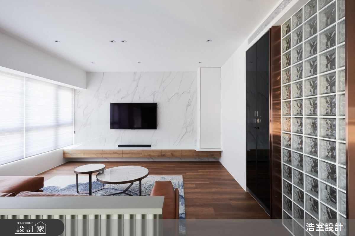 50坪新成屋(5年以下)＿現代風客廳案例圖片＿浩室設計＿浩室_愛馬人仕之4