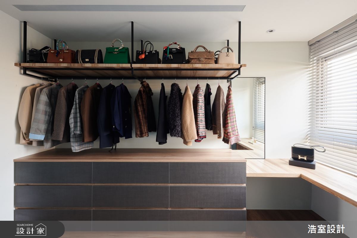 50坪新成屋(5年以下)＿現代風更衣間案例圖片＿浩室設計＿浩室_愛馬人仕之16