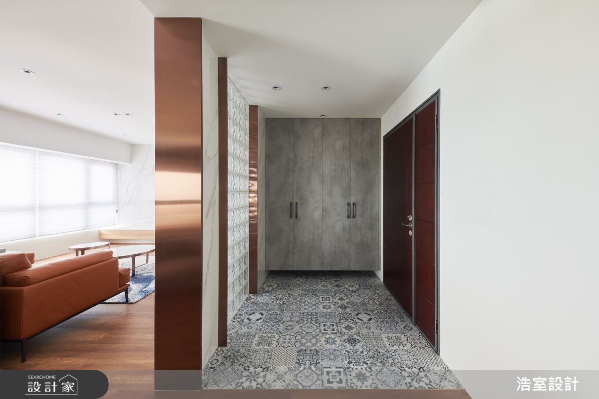 50坪新成屋(5年以下)＿現代風玄關案例圖片＿浩室設計＿浩室_愛馬人仕之2