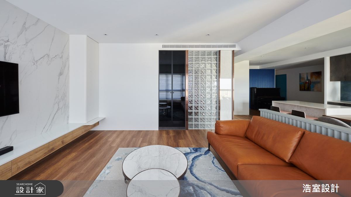 50坪新成屋(5年以下)＿現代風客廳案例圖片＿浩室設計＿浩室_愛馬人仕之6