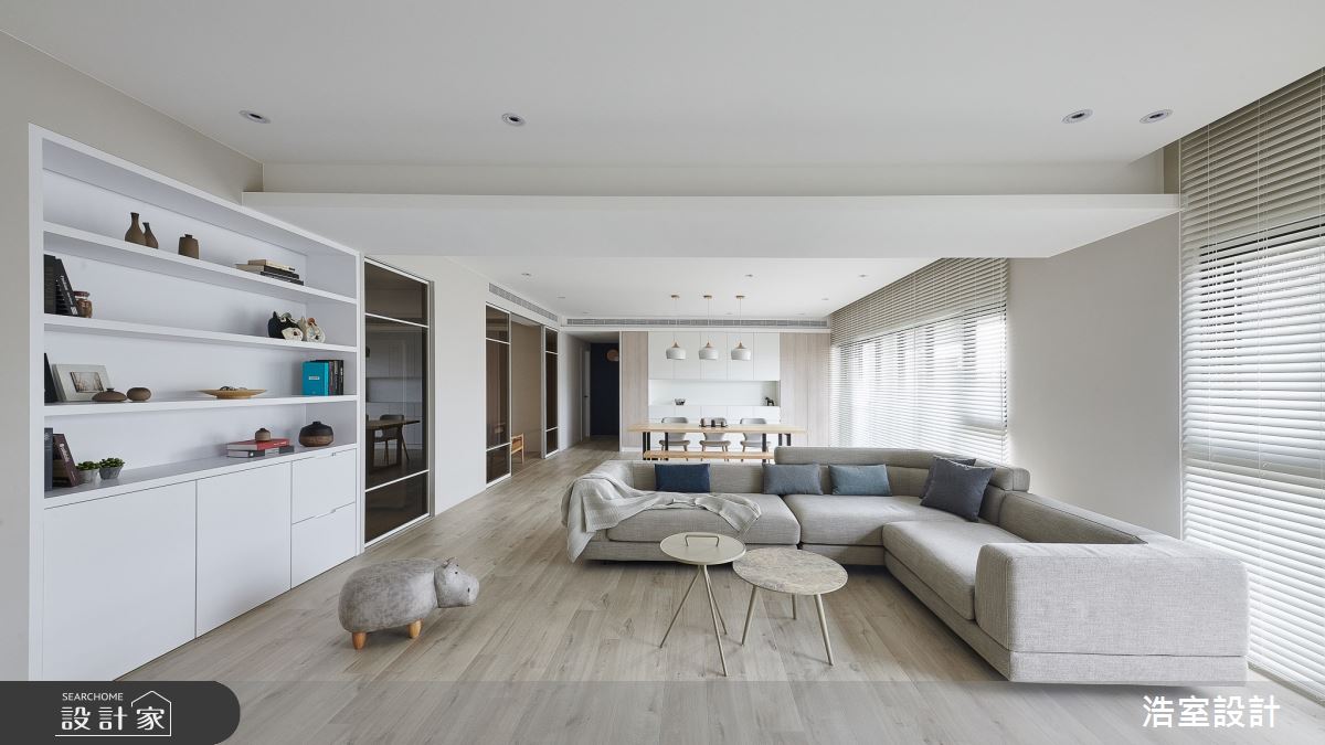 45坪新成屋(5年以下)＿北歐風案例圖片＿浩室設計＿浩室_淨區之1