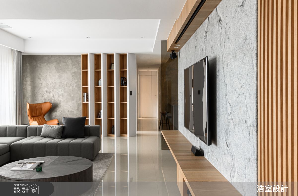 85坪新成屋(5年以下)＿混搭風客廳案例圖片＿浩室設計＿浩室_大境之6