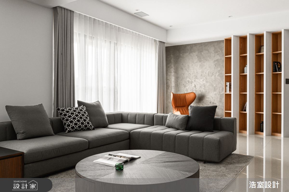 85坪新成屋(5年以下)＿混搭風客廳案例圖片＿浩室設計＿浩室_大境之3