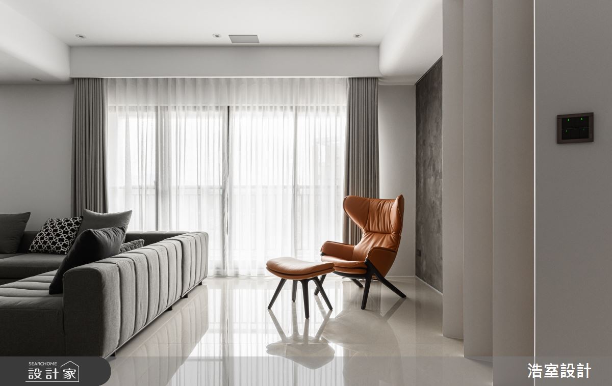 85坪新成屋(5年以下)＿混搭風客廳案例圖片＿浩室設計＿浩室_大境之2