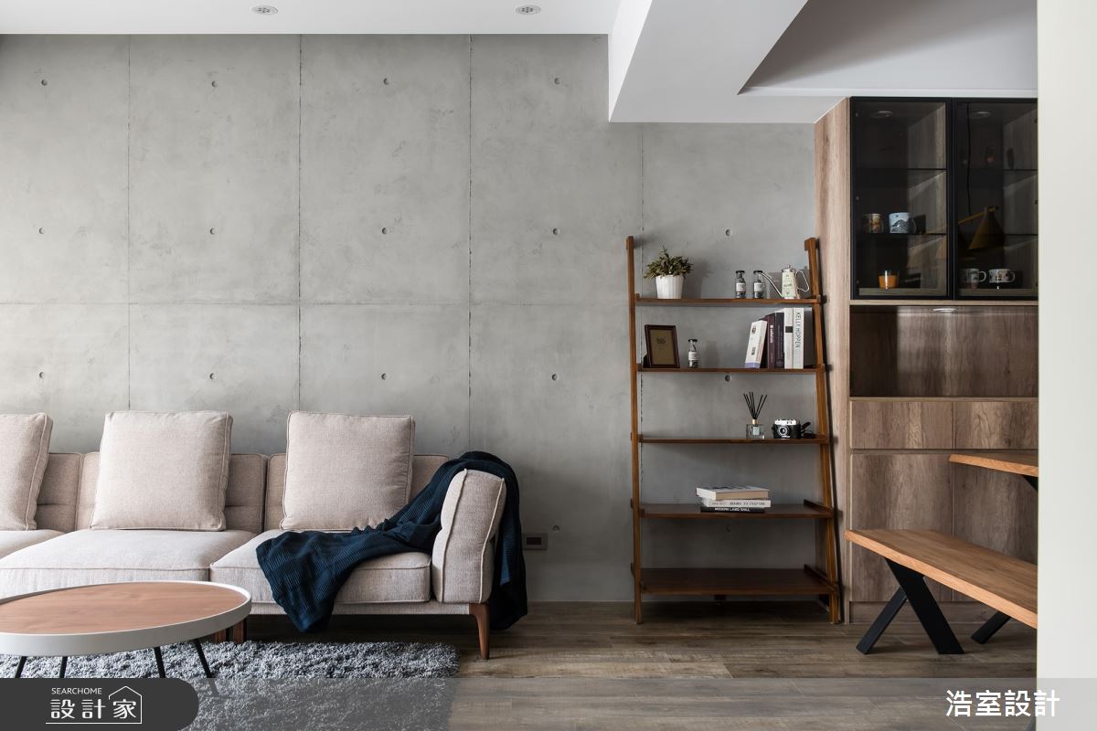 40坪新成屋(5年以下)＿混搭風客廳餐廳案例圖片＿浩室設計＿浩室_摺之5