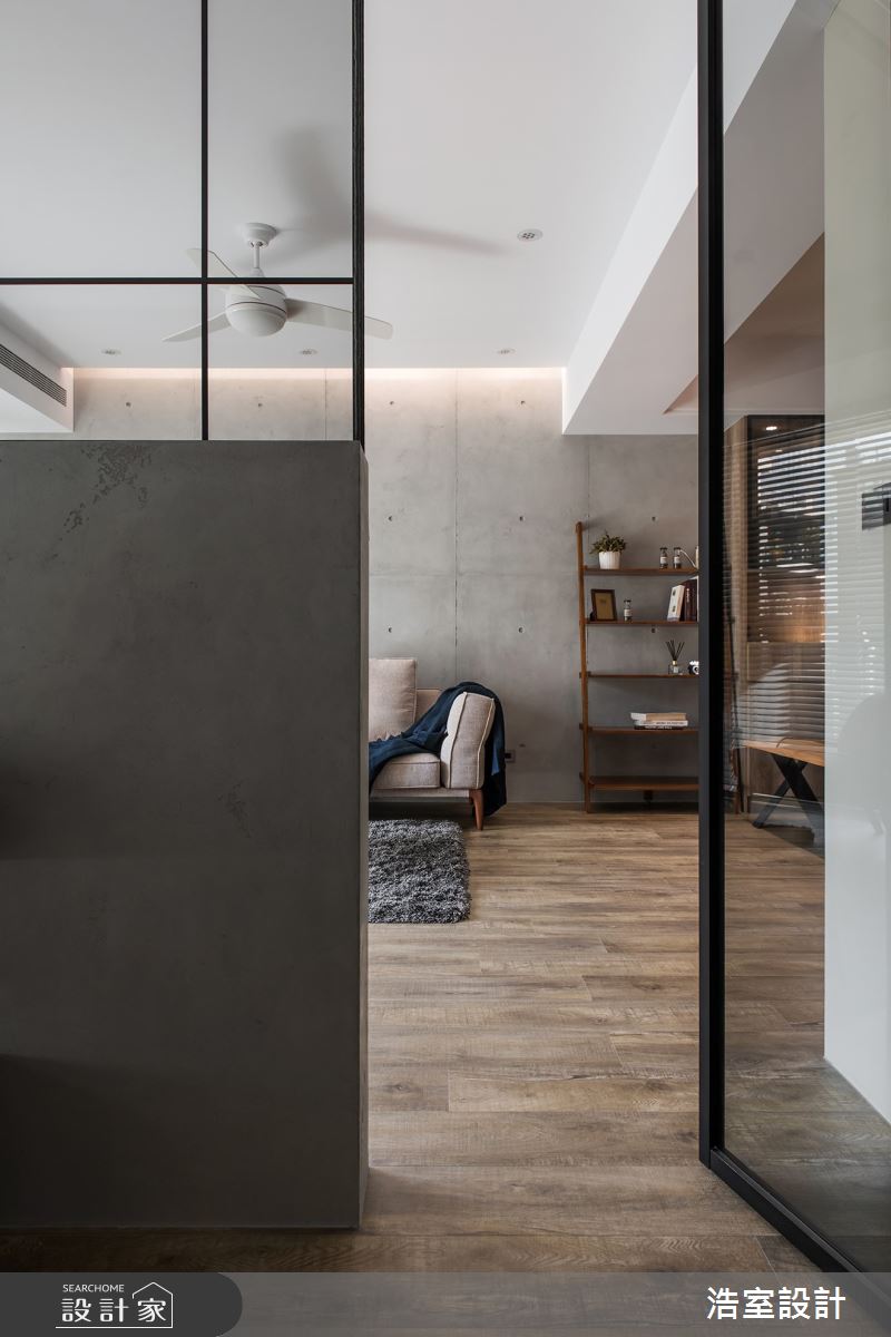 40坪新成屋(5年以下)＿混搭風客廳餐廳走廊案例圖片＿浩室設計＿浩室_摺之6
