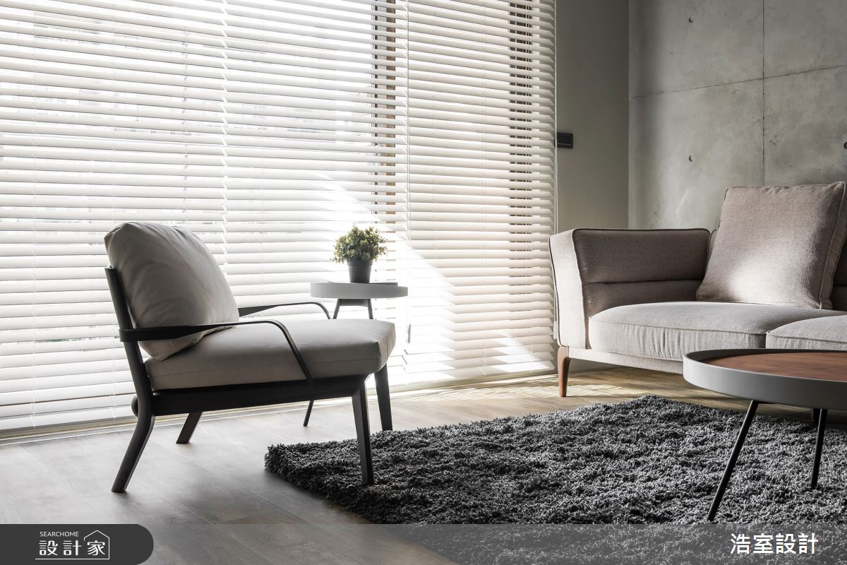 40坪新成屋(5年以下)＿混搭風客廳案例圖片＿浩室設計＿浩室_摺之7