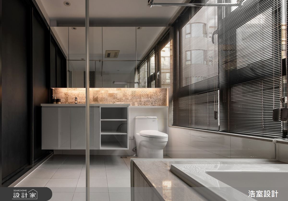 40坪新成屋(5年以下)＿混搭風浴室案例圖片＿浩室設計＿浩室_摺之16