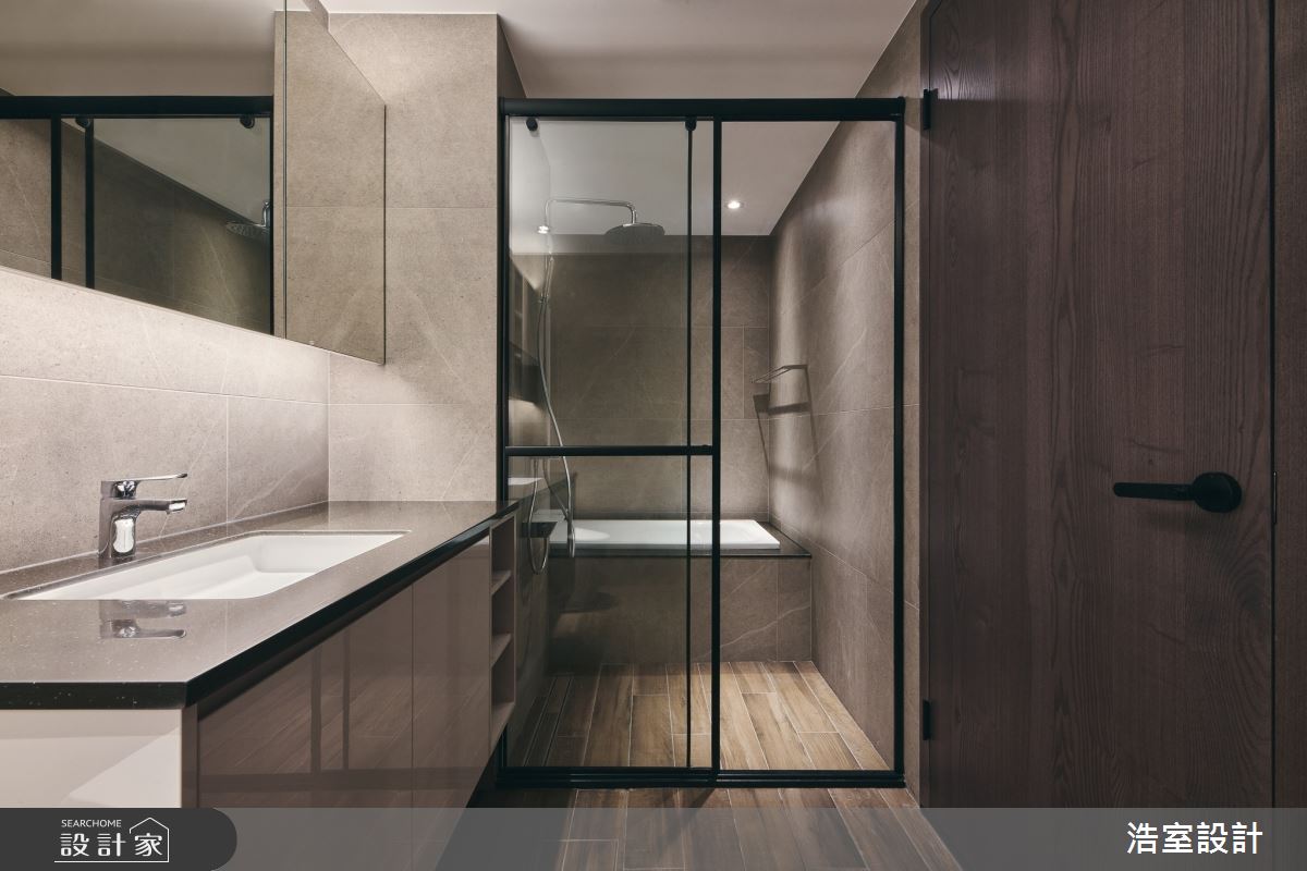 35坪新成屋(5年以下)＿飯店風浴室案例圖片＿浩室設計＿浩室_旅人 .long stay之12