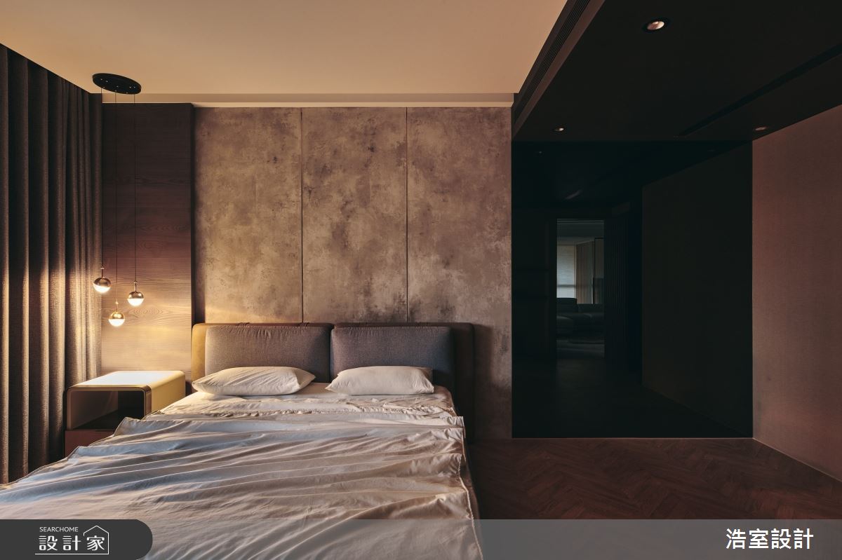35坪新成屋(5年以下)＿飯店風臥室案例圖片＿浩室設計＿浩室_旅人 .long stay之16