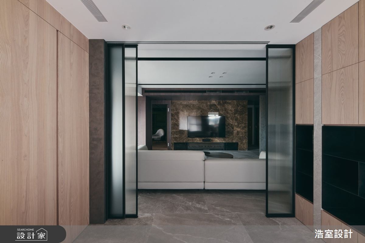 35坪新成屋(5年以下)＿飯店風客廳工作區多功能室案例圖片＿浩室設計＿浩室_旅人 .long stay之12