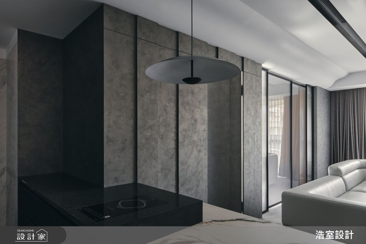 35坪新成屋(5年以下)＿飯店風吧檯案例圖片＿浩室設計＿浩室_旅人 .long stay之9