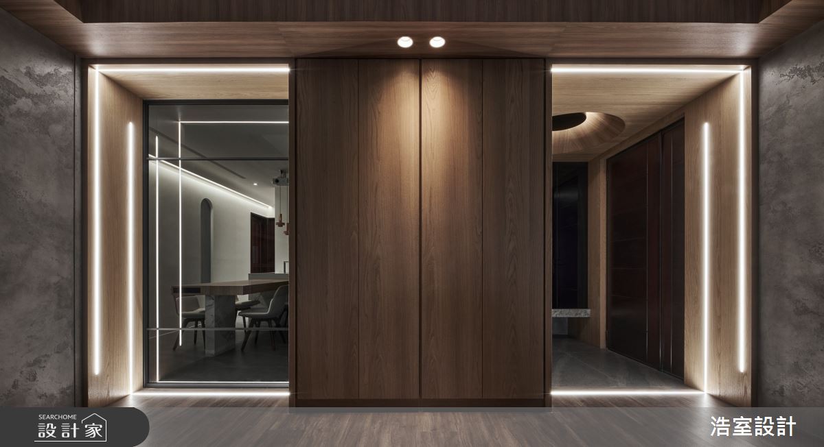 40坪新成屋(5年以下)＿現代風玄關案例圖片＿浩室設計＿浩室_馭影之1