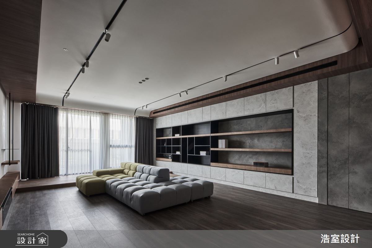 40坪新成屋(5年以下)＿現代風客廳案例圖片＿浩室設計＿浩室_馭影之8