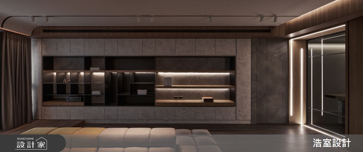 40坪新成屋(5年以下)＿現代風客廳案例圖片＿浩室設計＿浩室_馭影之9