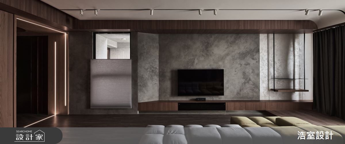 40坪新成屋(5年以下)＿現代風客廳案例圖片＿浩室設計＿浩室_馭影之12