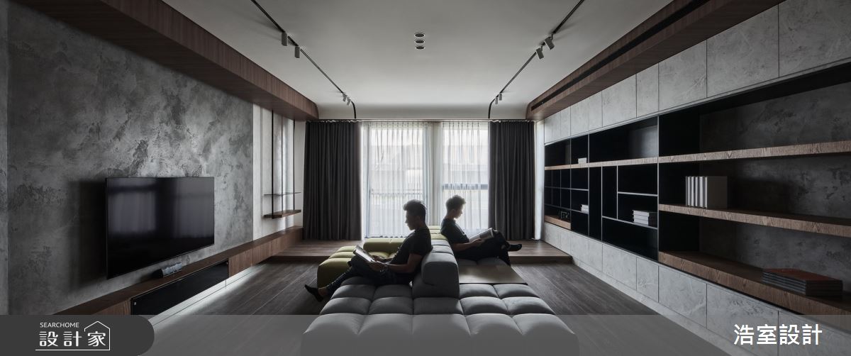 40坪新成屋(5年以下)＿現代風客廳案例圖片＿浩室設計＿浩室_馭影之11